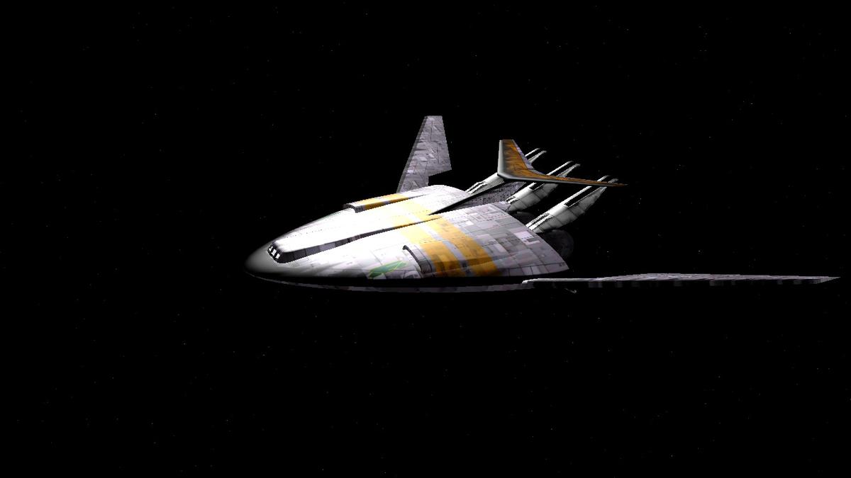 Another shot of the Kestrel in LEO