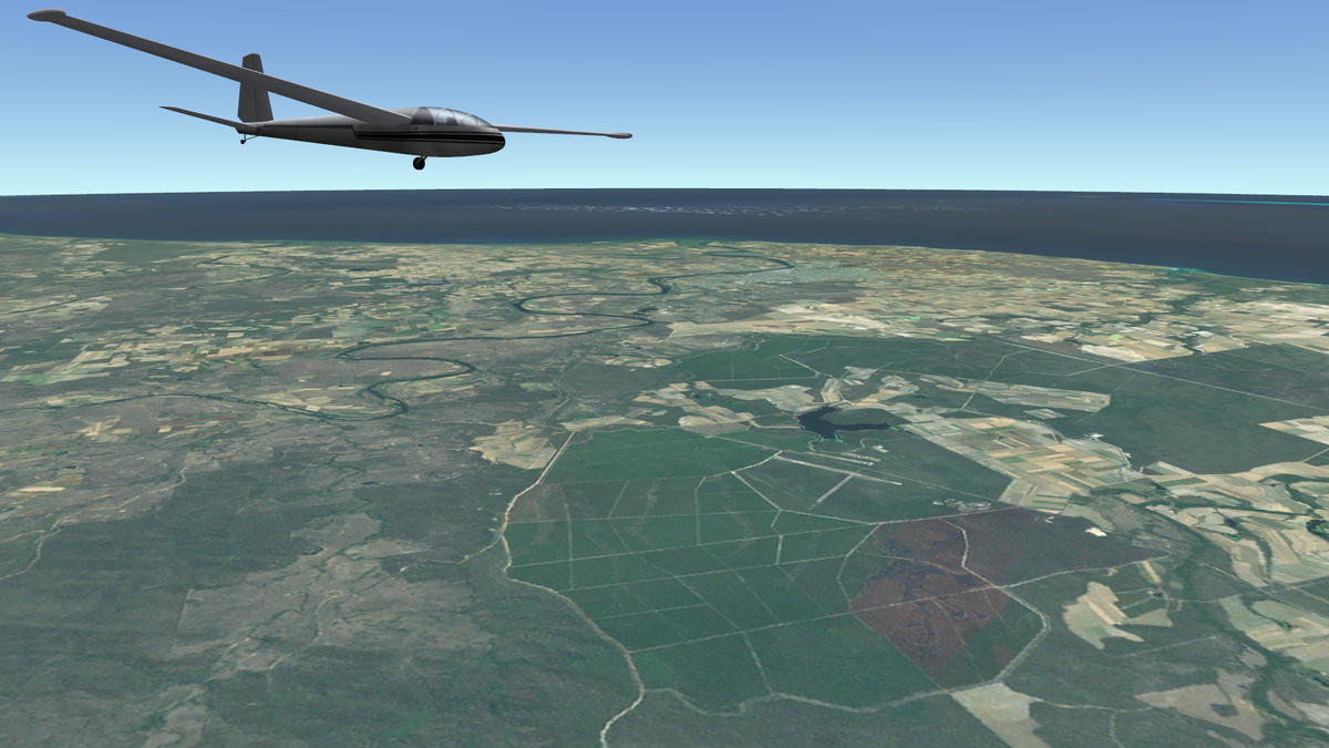 Blanik Glider Model in Orbiter over Bundaberg scenery.

Just a proof of concept - not for release.