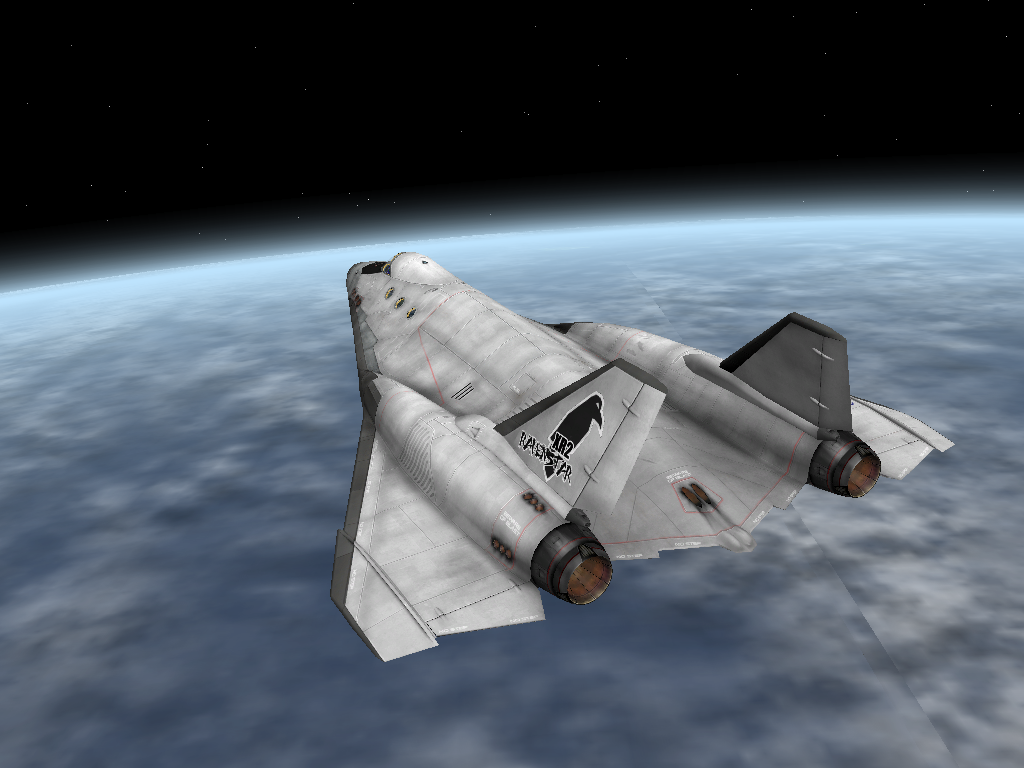Climbing into space.