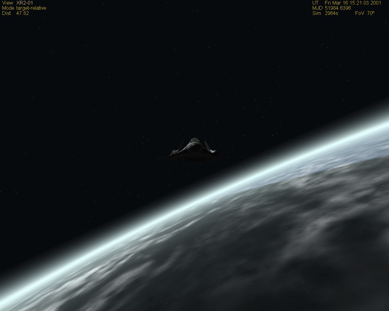 Coming in for a landing but wait!  It's full of stars ...
