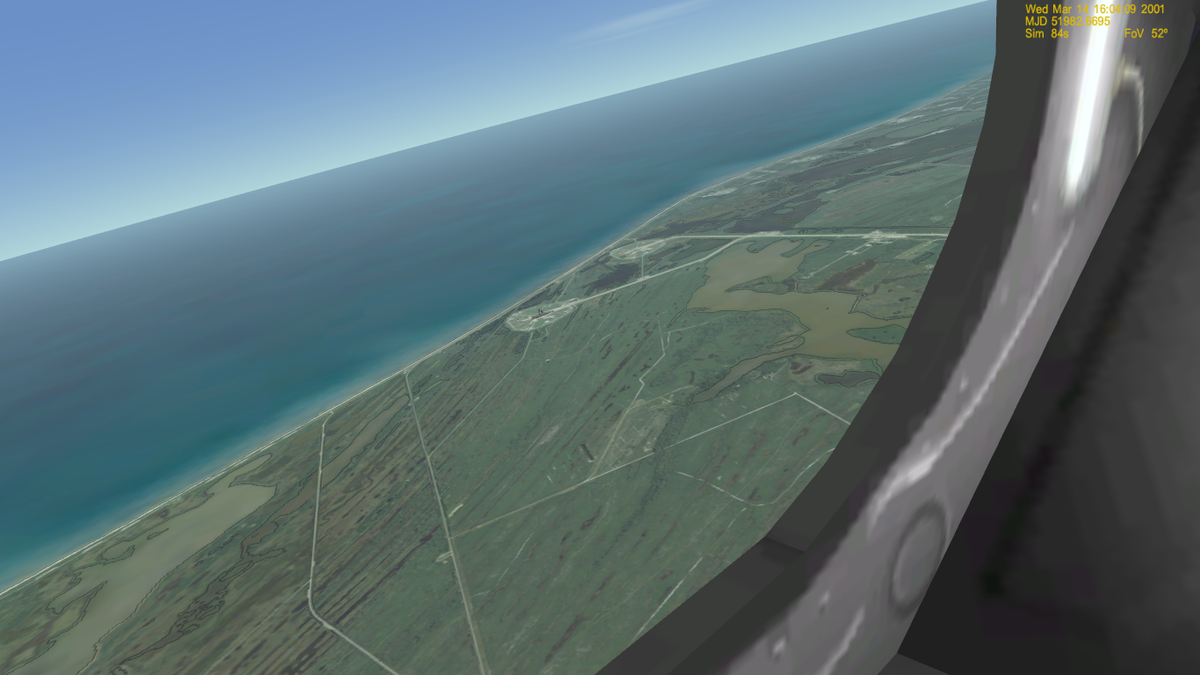 Delta Glider liftoff.