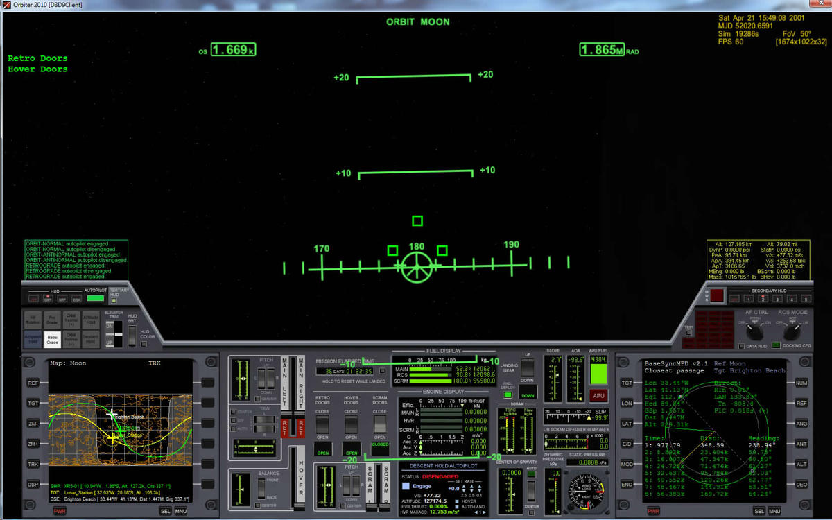 Deorbit burn
