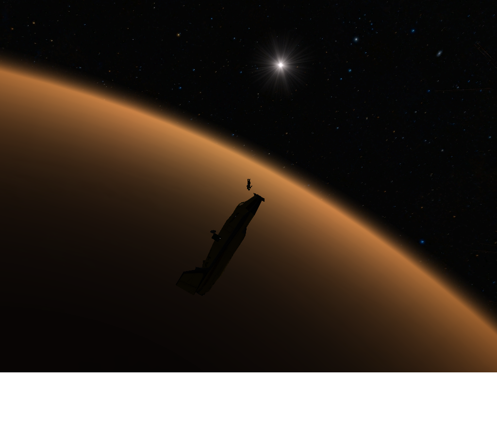 EVA in mars orbit with DG IV