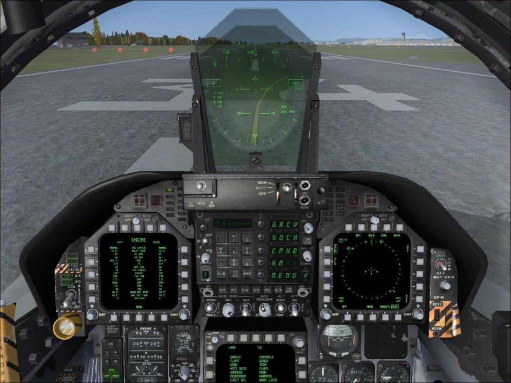 F 18cockpit