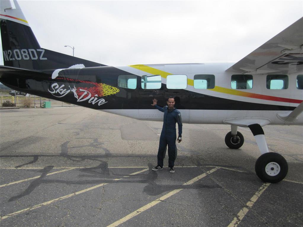 Flying in Santa Barbra California. USA.