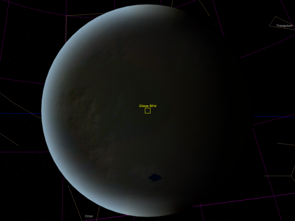 Gliese 581 d p
