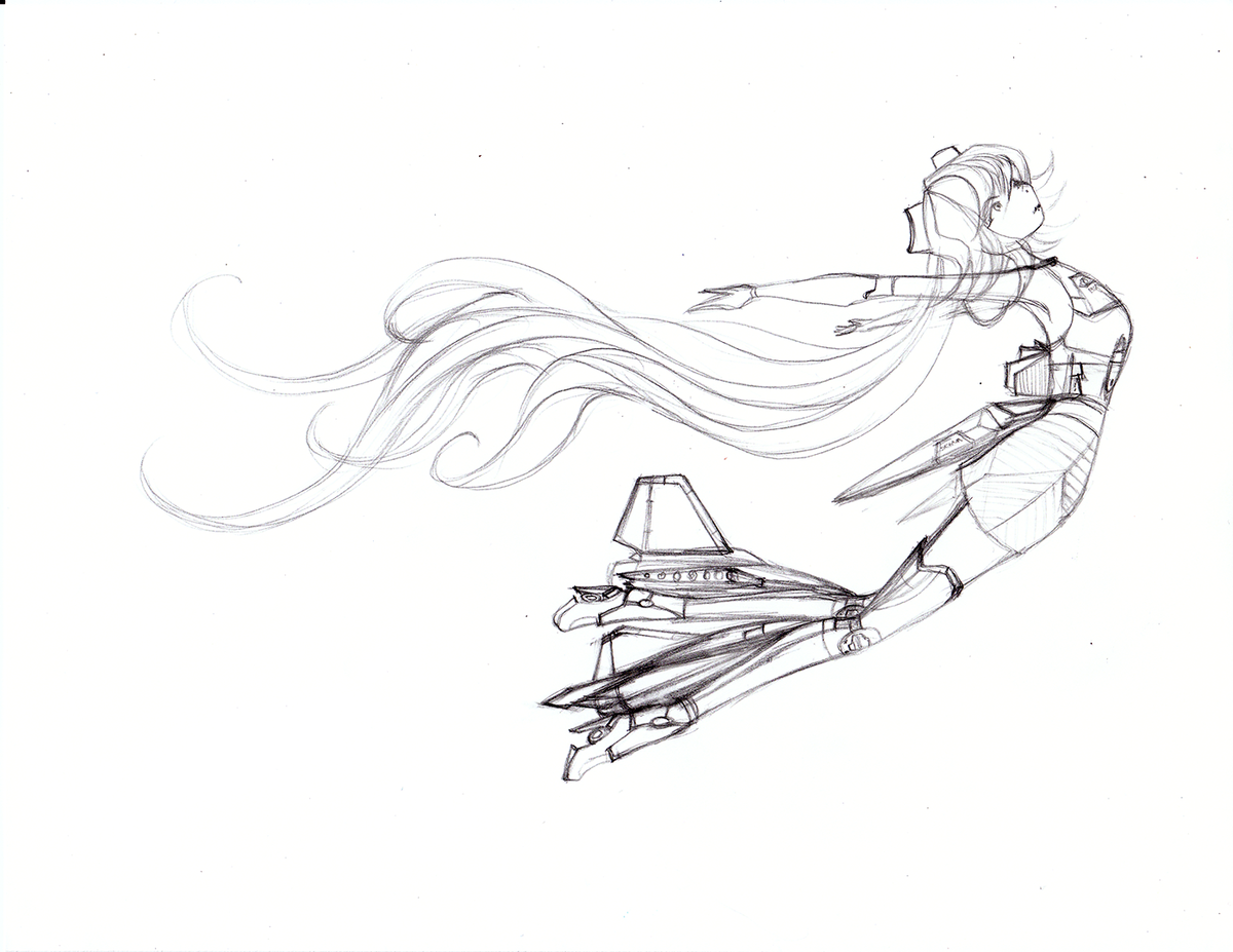 Homage to SS2, cleaned up for inking