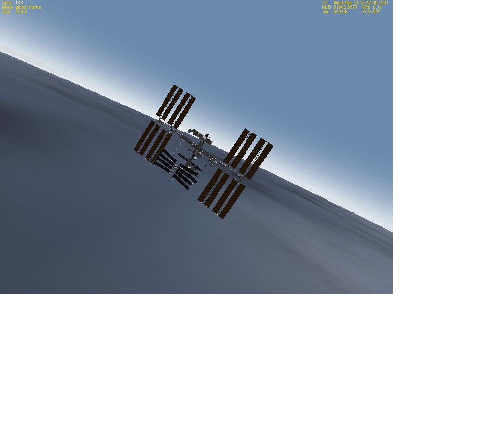 I crashed the ISS in this one.
