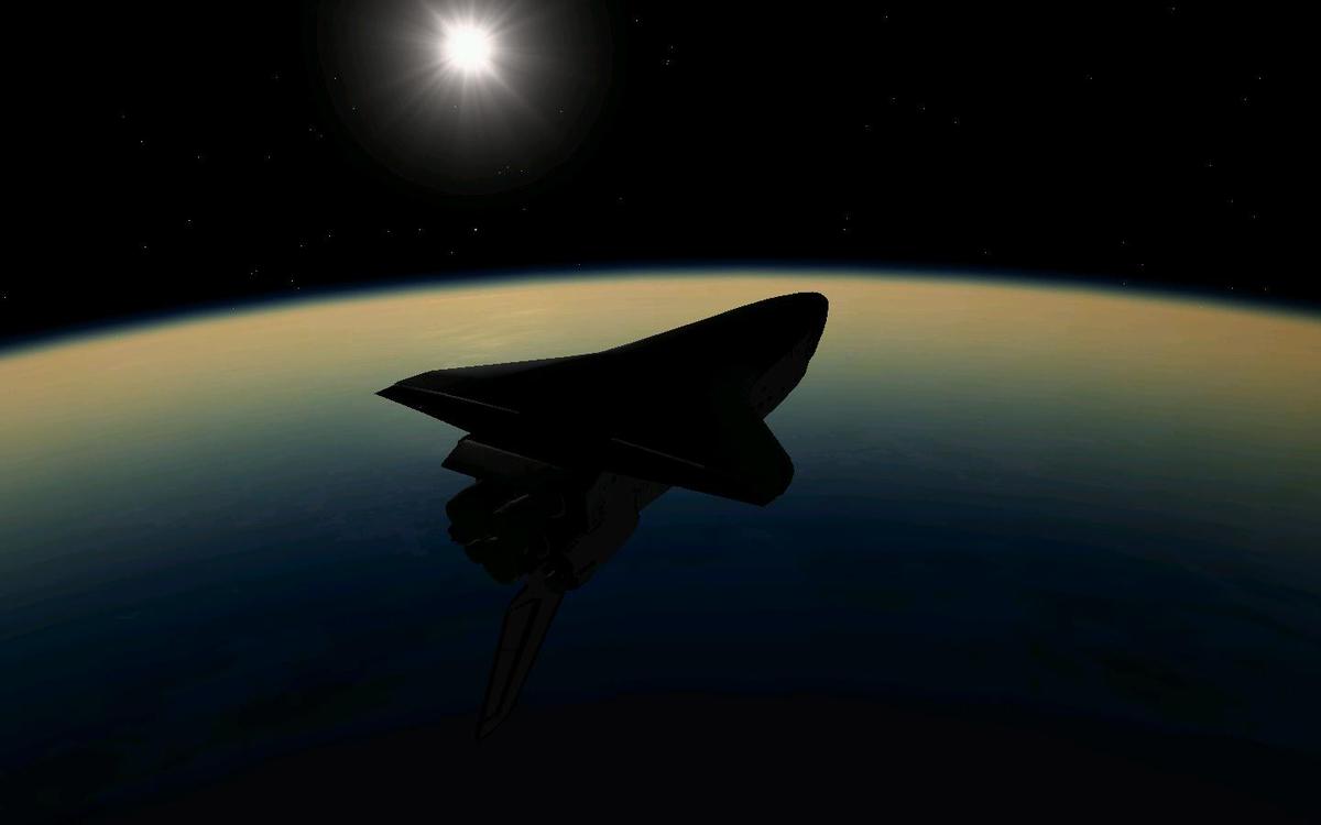Just before reentry