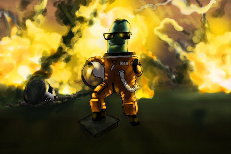 Kerbal Space Program in a nutshell (found on the 'net)