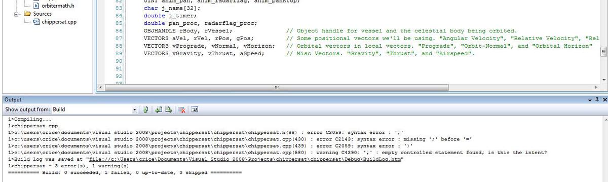 latest error