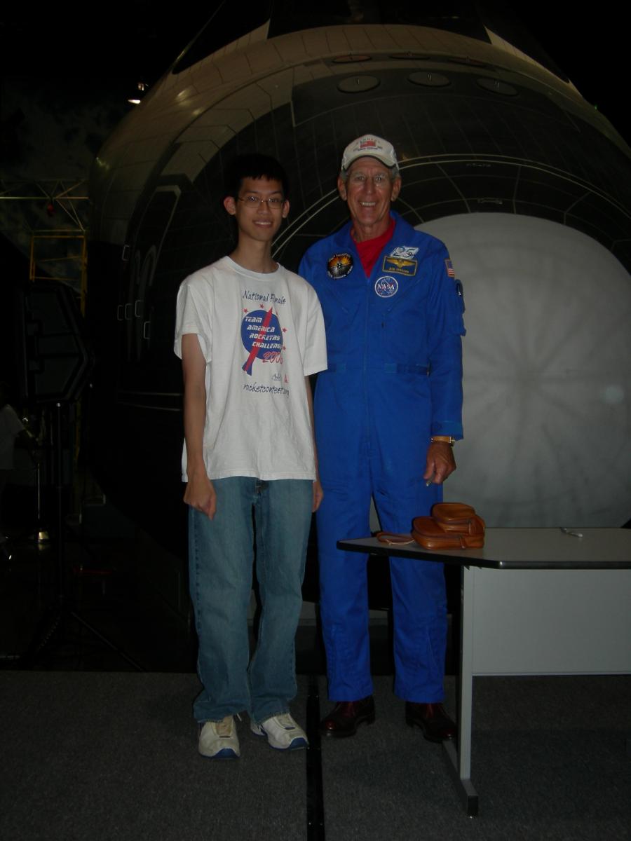 Me with Astronaut Bob Springer