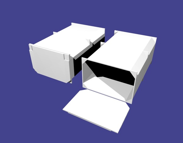 Mid-deck lockers (untextured)