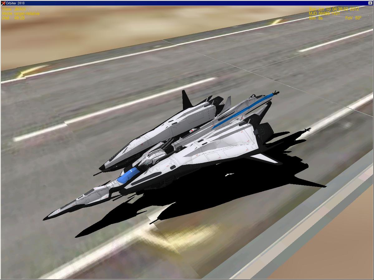 My original Mobile Armor MSA-102A Okypete
Flying MA MODE