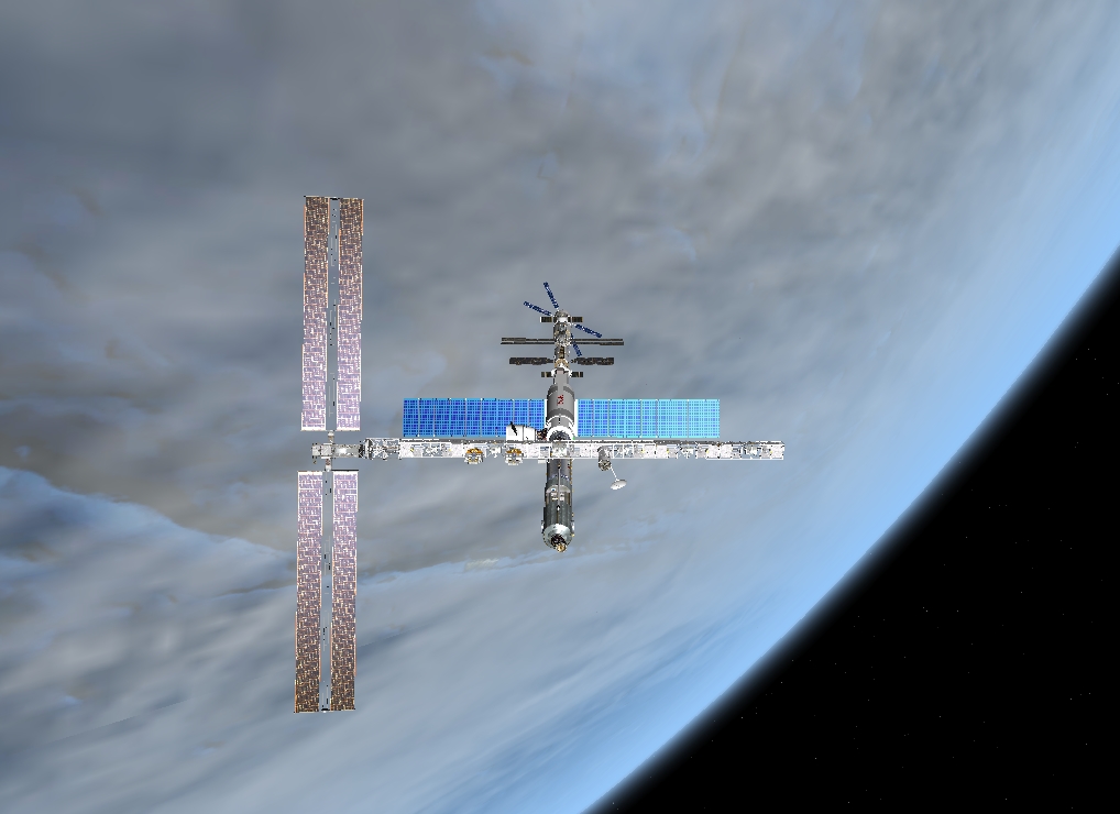 My space station. The truss will be completed soon.