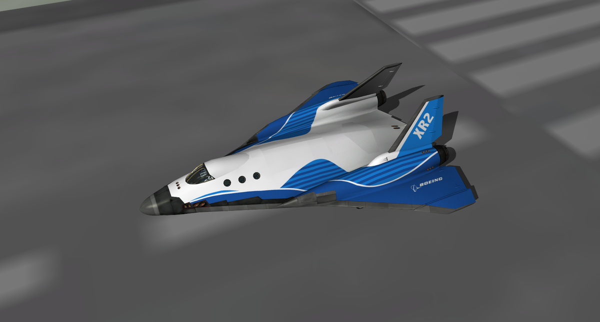 My XR2 Boeing skin