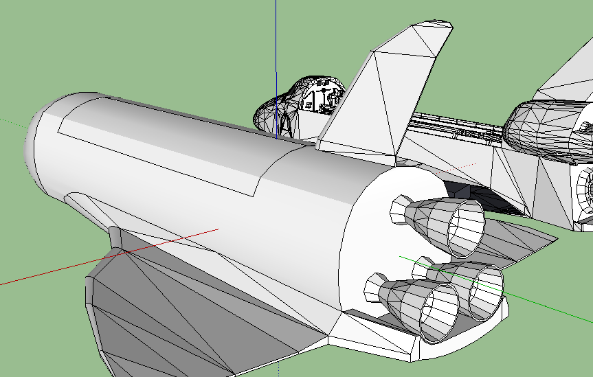 New Shuttle rear