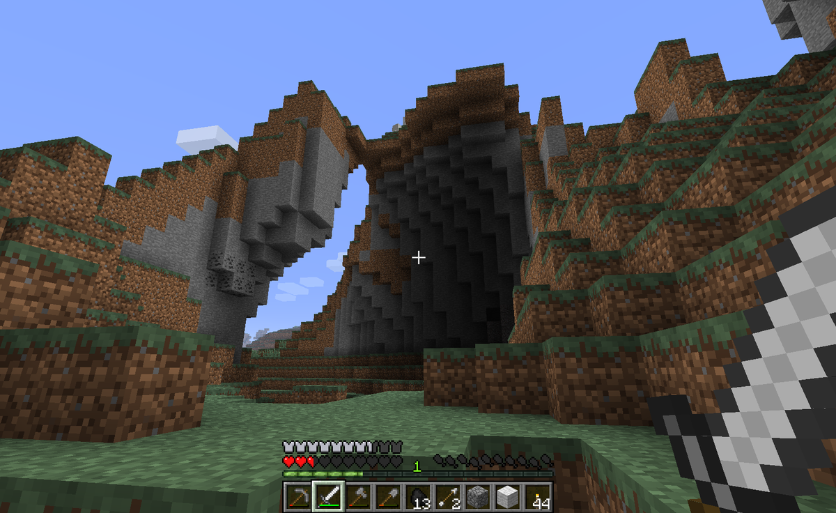 Outcropping just to the west of my new shelter.