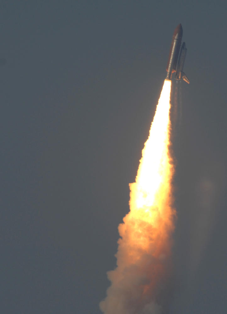 SRB vs SSME Exhaust