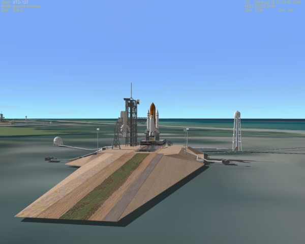 STS 127 Pad