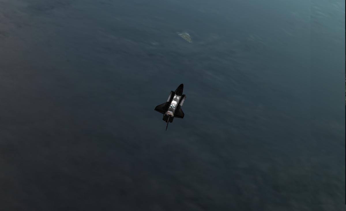 STS-82B over Easter Island