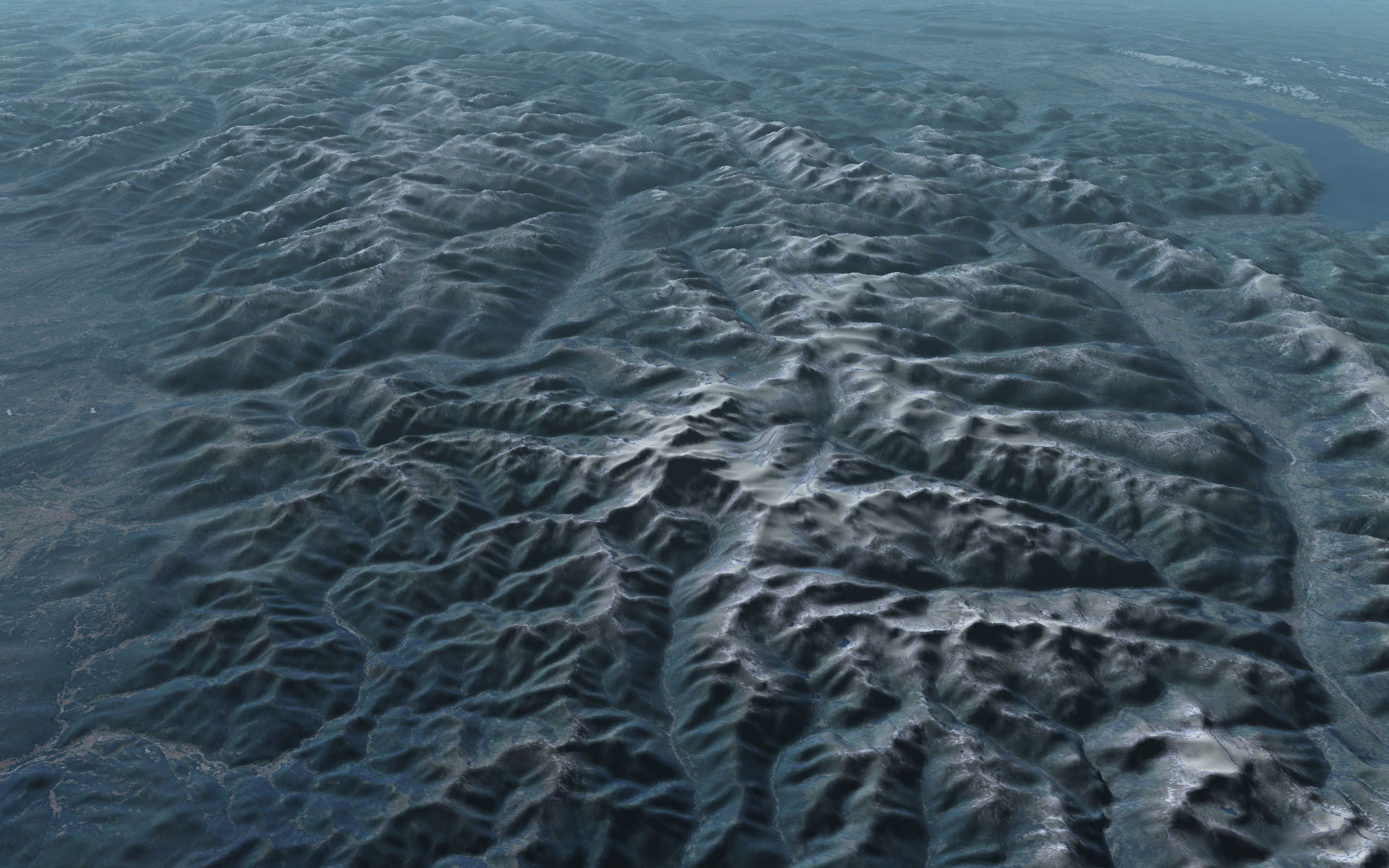 Terrain sample: grid 65x65