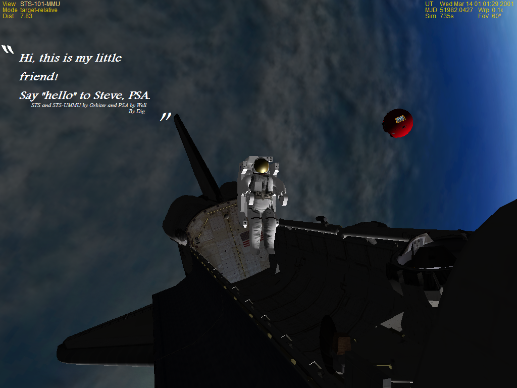 This one was to simulate a possible PSA test mission, and I imagined what if they were taking pioneer photos of the PSA.