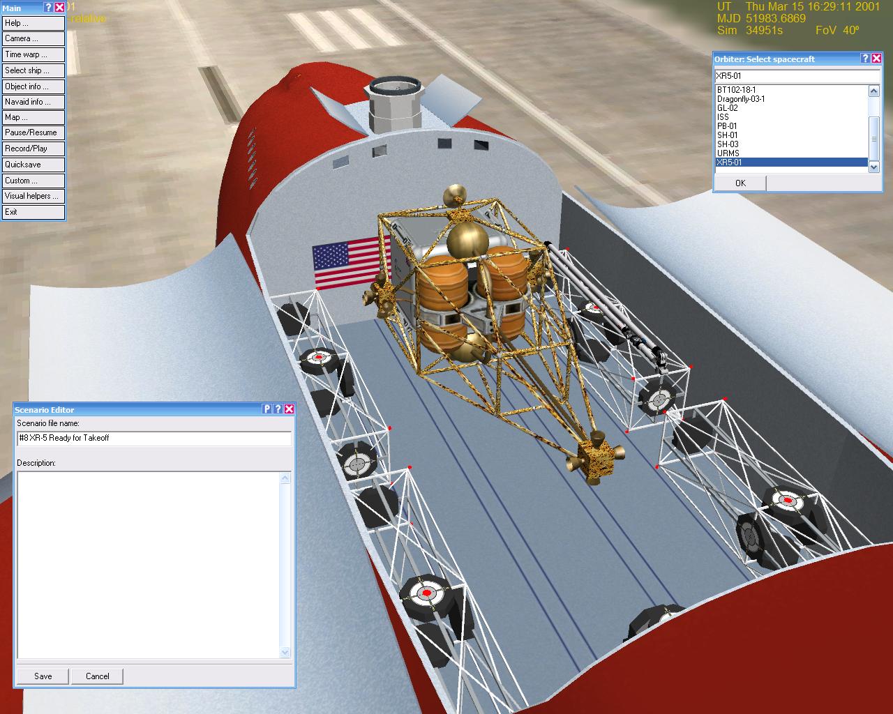 XR-5 loaded.

1 Dragonfly
1 Truss with URMS
3 Trusses
1 Node
